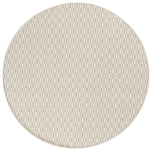 Safavieh Vermont Hand-Woven Wool-Cotton Area Rug In Beige Ivory — Low Profile, Scandinavian Minimalist Elegance 3'-0" x 5'-0" VRM910B-3