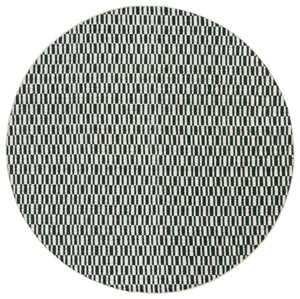 Safavieh Vermont Handwoven Round Wool-Cotton Rug In Dark Green And Ivory — Scandinavian Texture, Low-Profile Comfort 6'-0" x 6'-0" VRM910Y-6R