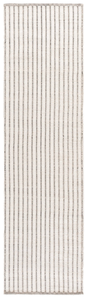 Safavieh Vermont Hand-Woven Beige Ivory Rug — Wool-Cotton Blend, Low Pile, Subtle Stripes, Scandinavian Style (4X6) 4'-0" x 6'-0" VRM911B-4