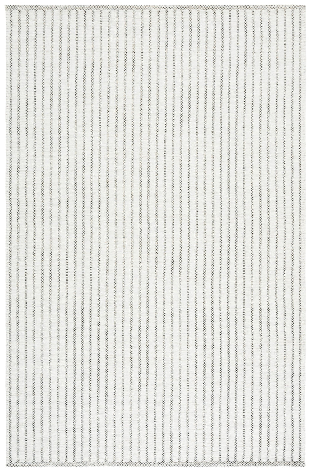 Safavieh Vermont Hand-Woven Beige Ivory Rug — Wool-Cotton Blend, Low Pile, Subtle Stripes, Scandinavian Style (4X6) 4'-0" x 6'-0" VRM911B-4