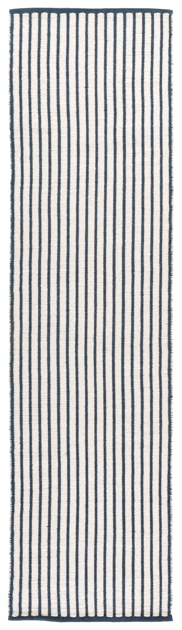 Safavieh Vermont Hand‑Woven Navy Blue Wool Rug — Low‑Profile 3/8" Pile, Durable Natural Fibers, Scandinavian Appeal 6'-0" x 6'-0" VRM911N-6SQ