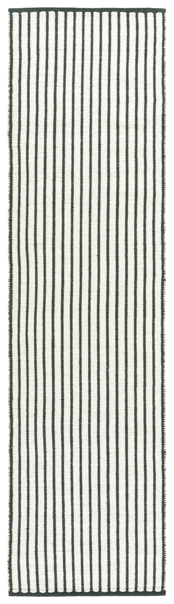 Safavieh Vermont Hand-Woven Dark Green And Ivory Scandinavian Square Rug, Wool-Cotton Blend, Low-Profile Texture 6'-0" x 6'-0" VRM911Y-6SQ