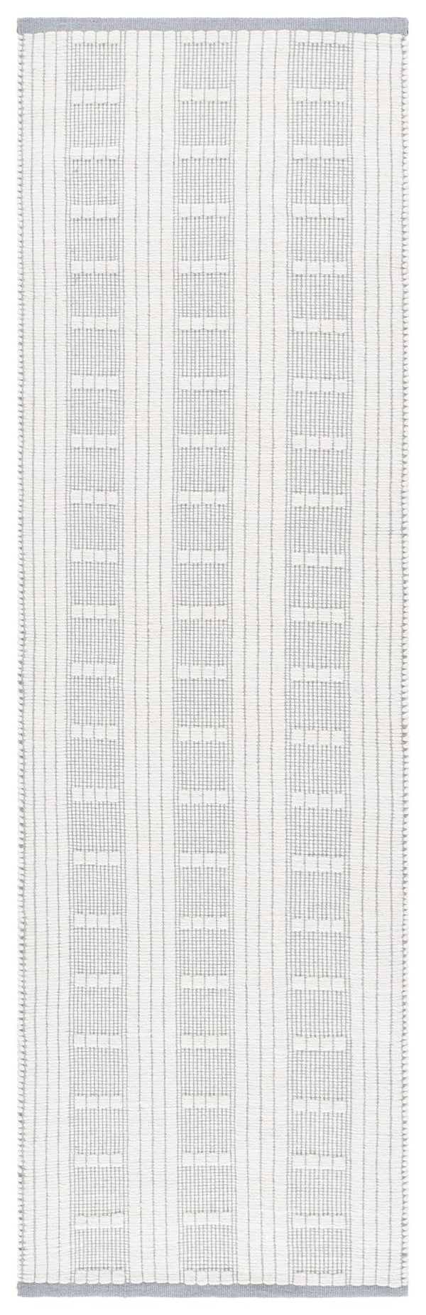 Safavieh Vermont Handcrafted Rectangular Area Rug - Modern Design, Cozy Comfort, Durable & Chic Home Accent Light Blue ,Ivory 60% Wool,40% Cotton Vrm951l-9