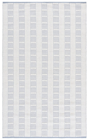 Safavieh Vermont Handcrafted Rectangular Area Rug - Modern Design, Cozy Comfort, Durable & Chic Home Accent Light Blue ,Ivory 60% Wool,40% Cotton Vrm951l-9