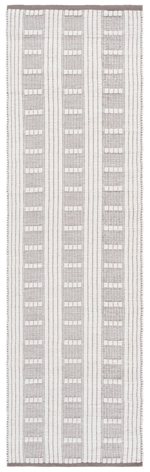 Safavieh Vermont Handcrafted Rectangular Area Rug - Modern Design, Cozy Comfort, Durable & Chic Home Accent Brown ,Ivory 60% Wool,40% Cotton Vrm951t-8