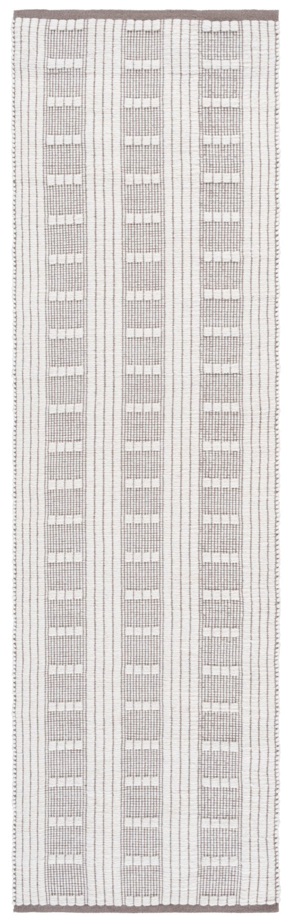 Safavieh Vermont Handcrafted Rectangular Area Rug - Modern Design, Cozy Comfort, Durable & Chic Home Accent Brown ,Ivory 60% Wool,40% Cotton Vrm951t-8