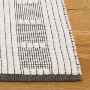 Safavieh Vermont Chic Area Rug Crafted In India – Modern Flatweave Design For Timeless Elegance And Comfort Olive ,Ivory 60% Wool,40% Cotton Vrm951x-5
