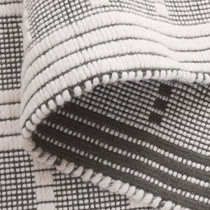 Safavieh Vermont Chic Area Rug Crafted In India – Modern Flatweave Design For Timeless Elegance And Comfort Olive ,Ivory 60% Wool,40% Cotton Vrm951x-5