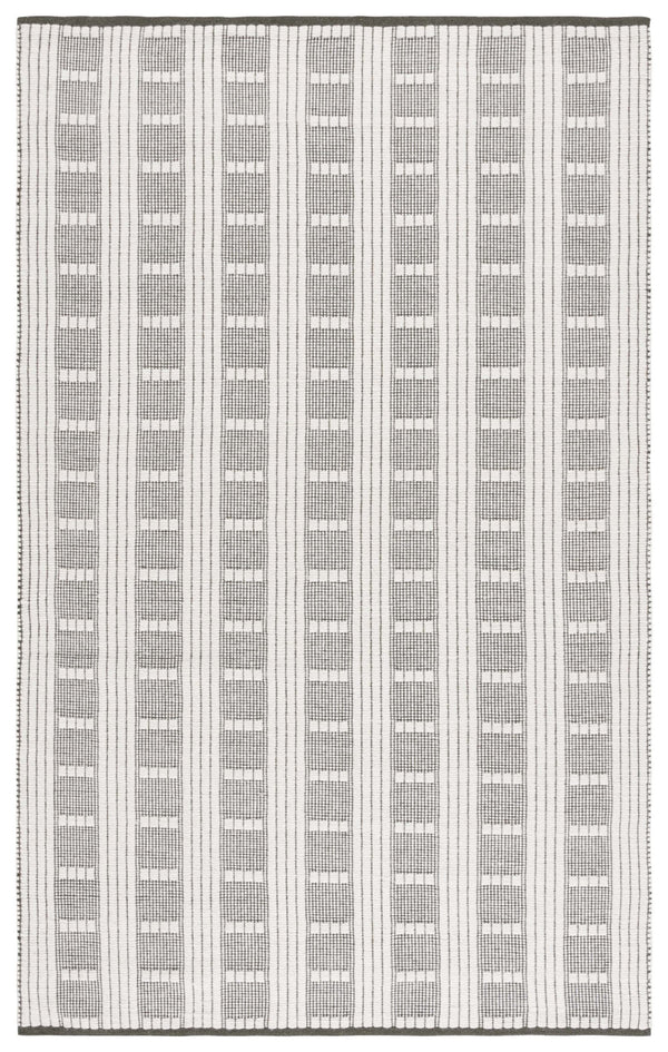 Safavieh Vermont Chic Area Rug Crafted In India – Modern Flatweave Design For Timeless Elegance And Comfort Olive ,Ivory 60% Wool,40% Cotton Vrm951x-5