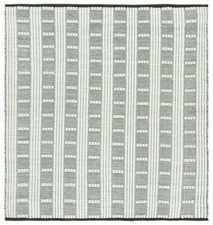 Safavieh Vermont Handcrafted Flatweave Rug In Green Ivory Geometric Pattern, Wool-Cotton Low-Profile Comfort 9'-0" x 12'-0" VRM951Y-9