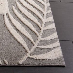Safavieh Versaillies Refined Round Area Rug In Grey Beige, Low-Profile Polyester Pile, Durable, Washable Elegance 6'-0" x 6'-0" VRS601F-6R