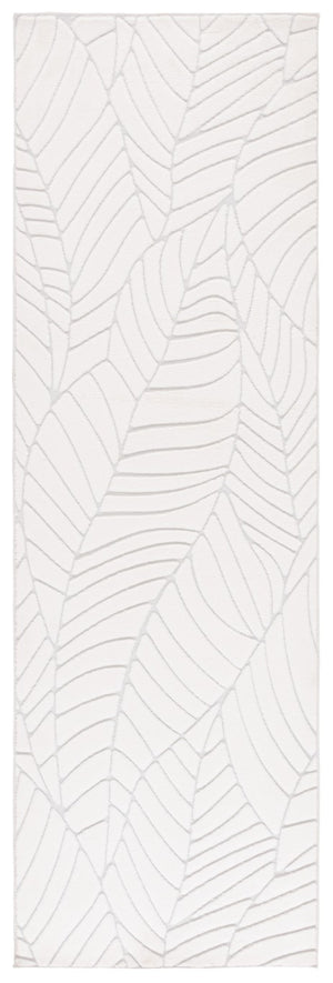 Safavieh Versaillies Ivory Geometric Runner Rug Polyester Low Pile for Hallway or Kitchen 2'-6" x 8'-0" VRS654A-28