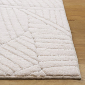 Safavieh Versaillies Contemporary Ivory Polyester Area Rug Low Pile for Large Living Rooms 10'-0" x 14'-0" VRS655A-10