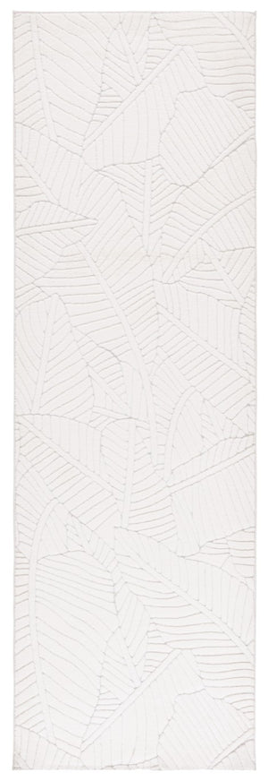 Safavieh Versaillies Floral Ivory Polyester Runner Rug for Hallways and Entryways Soft Pile 2'-6" x 8'-0" VRS655A-28