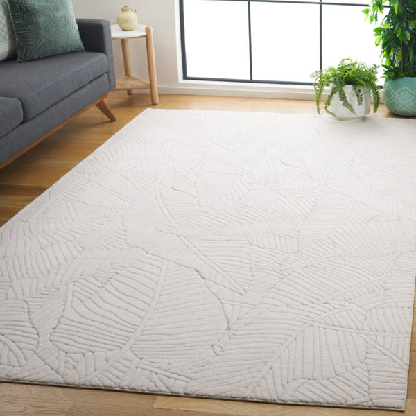 Safavieh Versaillies Floral Ivory Polyester Runner Rug for Hallways and Entryways Soft Pile 6'-0" x 9'-0" VRS655A-6