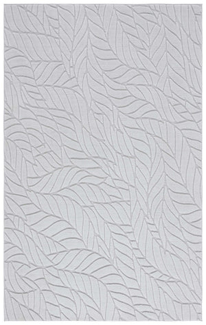 Safavieh Versaillies Floral Botanical Runner Rug Soft Grey Polyester Weave for Hallways 5'-0" x 8'-0" VRS658F-5