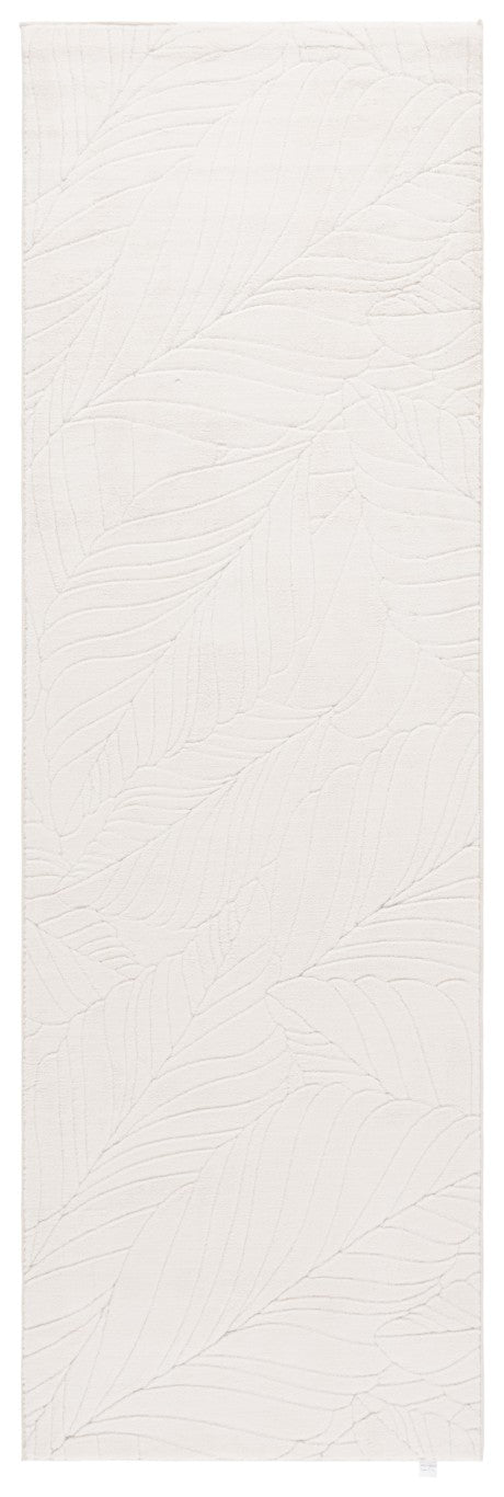 Safavieh Versaillies Floral Runner Rug Ivory Power Loomed Polyester for Hallway Entryway Use 2'-6" x 8'-0" VRS659A-28