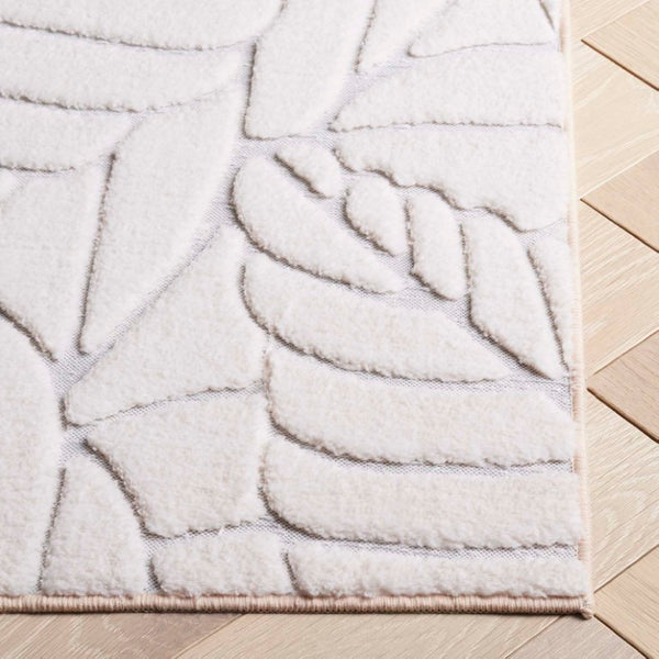Safavieh Versaillies Floral Runner Rug Ivory Power Loomed Polyester for Hallway Entryway Use 2'-6" x 8'-0" VRS659A-28