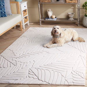 Safavieh Versaillies Floral Runner Rug Ivory Power Loomed Polyester for Hallway Entryway Use 5'-0" x 8'-0" VRS659A-5