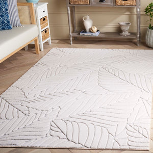 Safavieh Versaillies Floral Runner Rug Ivory Power Loomed Polyester for Hallway Entryway Use 6'-0" x 9'-0" VRS659A-6
