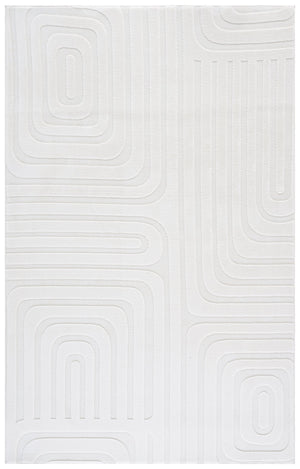 Safavieh Versailles Ivory Area Rug — Low-Profile 5/8" Pile, Washable Polyester, Slip-Resistant Backing, Durable 4'-0" x 6'-0" VRS660A-4