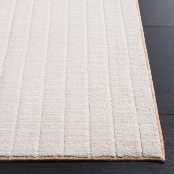 Safavieh Versaillies Geometric Ivory Polyester Runner Rug for Hallways Entryways and Kitchens 6'-0" x 6'-0" (Square) VRS664A-6SQ