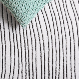 Safavieh Versailles Round Ivory Grey Rug — Soft Polyester, Low-Profile 5/8" Pile, Slip-Resistant & Washable 6'-0" x 6'-0" VRS665F-6R
