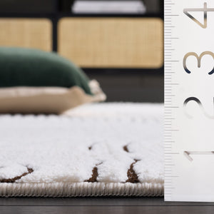 Safavieh Versailles Minimalist Ivory & Black Area Rug — Durable Power-Loomed Polyester, Low-Profile, Washable 3'-0" x 5'-0" VRS665Z-3