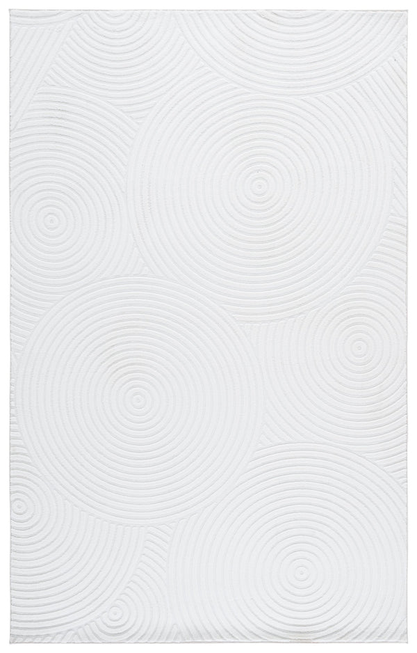 Safavieh Versaillies Ivory Solid Area Rug — Durable Polyester, Low-Profile 5/8" Pile, Slip-Resistant, Easy-Clean 8'-0" x 10'-0" VRS667A-8