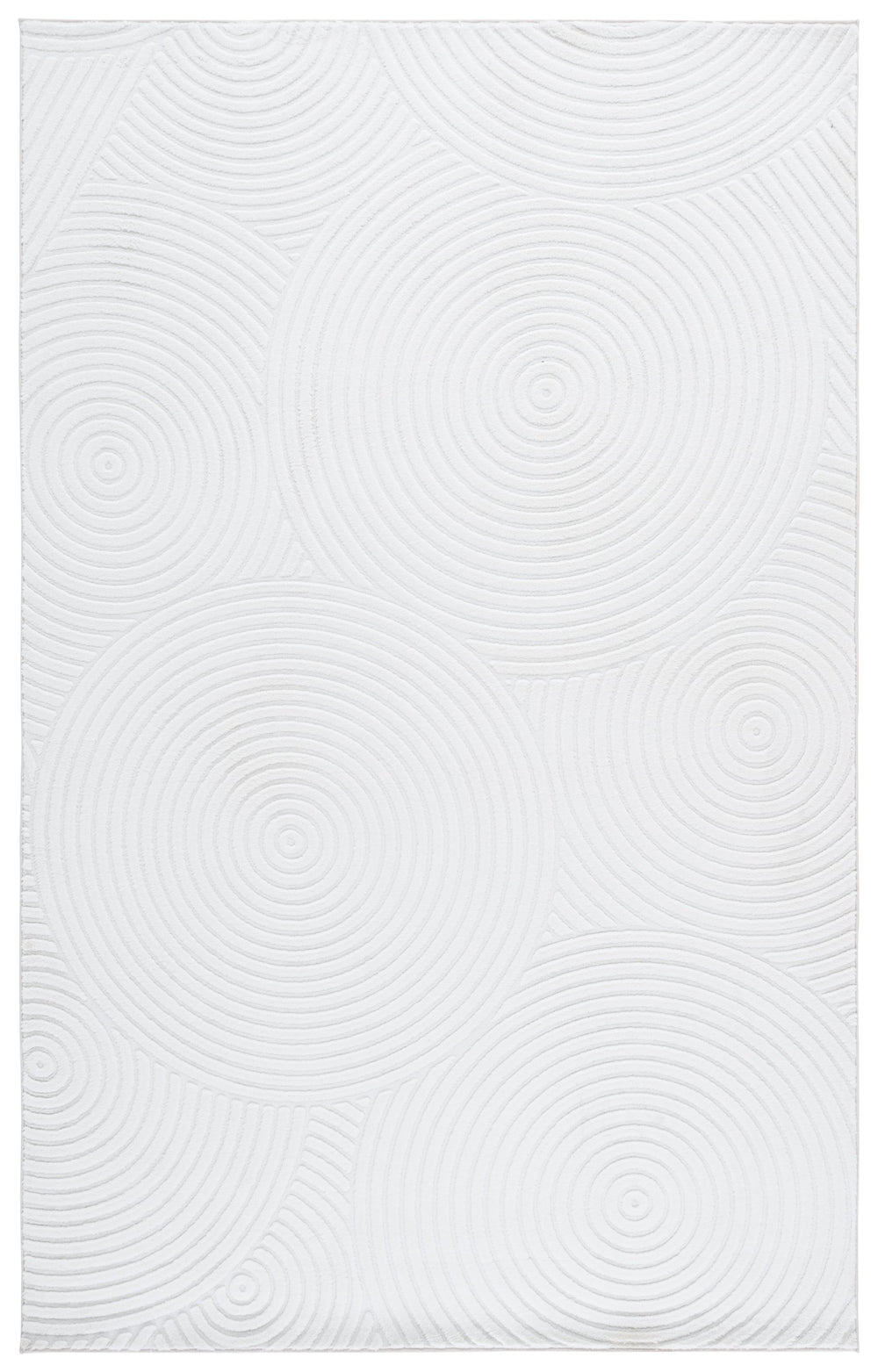 Safavieh Versaillies Ivory Low-Profile Area Rug — Durable Polyester, Machine-Washable, Slip-Resistant Comfort 3'-0" x 5'-0" VRS667A-3