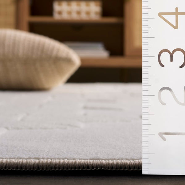 Safavieh Versaillies Ivory Tonal Power Loomed Polyester Rug Low Pile Transitional Living Room VRS668A-4