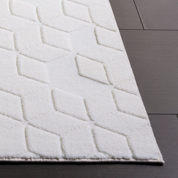 Safavieh Versaillies Ivory Square Area Rug — Soft 100% Polyester, Low Pile 5/8" Cushioning, Washable, Slip-Resistant 6'-0" x 6'-0" VRS668A-6SQ