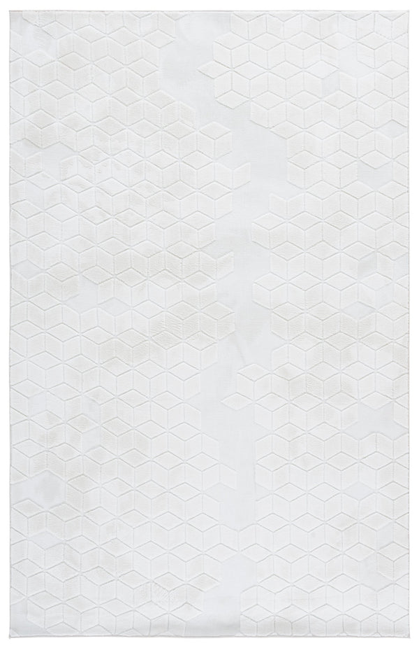 Safavieh Versaillies Ivory Runner Rug - Low-Profile 5/8" Pile, Polyester Power-Loomed, Washable & Slip-Resistant 2'-6" x 8'-0" VRS668A-28