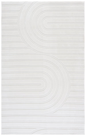 Safavieh Versailles Ivory Area Rug - Subtle Geometric Texture, Low-Profile 5/8" Pile, Slip-Resistant Easy-Care Durable Design 3'-0" x 5'-0" VRS669A-3