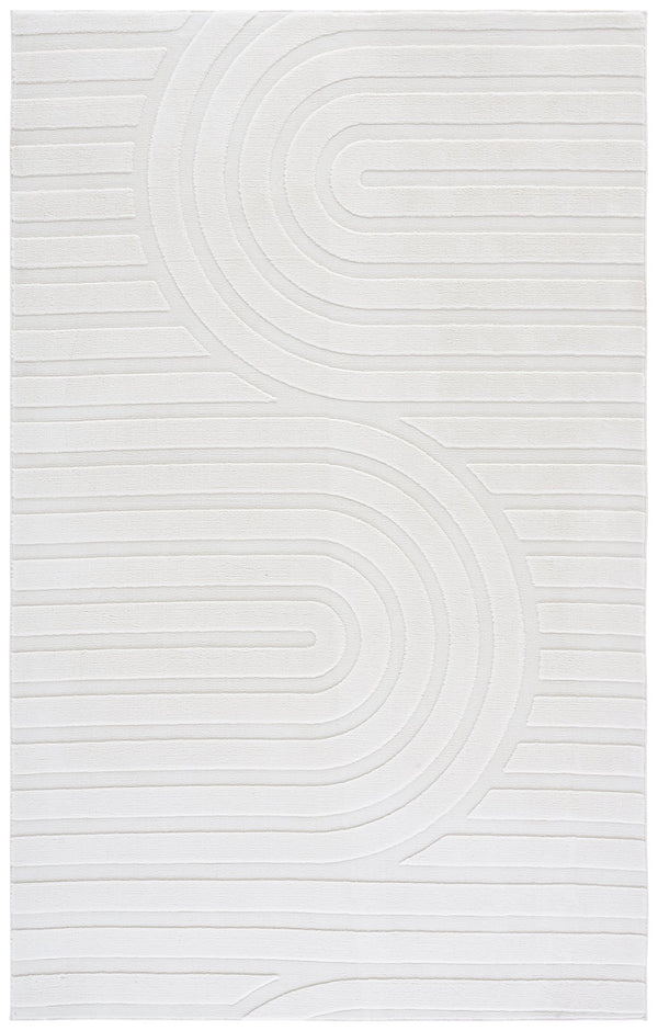 Safavieh Versailles Ivory Area Rug - Subtle Geometric Texture, Low-Profile 5/8" Pile, Slip-Resistant Easy-Care Durable Design 3'-0" x 5'-0" VRS669A-3