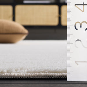 Safavieh Versailles Ivory Runner Rug – Low-Profile 5/8" Pile, Stain-Resistant Polyester, Slip-Resistant Washable Elegance 2'-6" x 8'-0" VRS670A-28