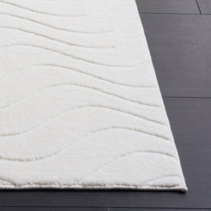 Safavieh Versailles Ivory Runner Rug – Low-Profile 5/8" Pile, Stain-Resistant Polyester, Slip-Resistant Washable Elegance 2'-6" x 8'-0" VRS670A-28