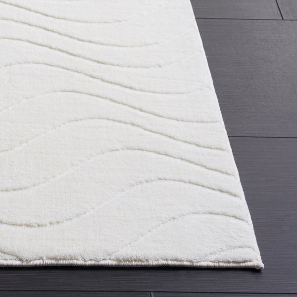 Safavieh Versailles Ivory Runner Rug – Low-Profile 5/8" Pile, Stain-Resistant Polyester, Slip-Resistant Washable Elegance 2'-6" x 8'-0" VRS670A-28