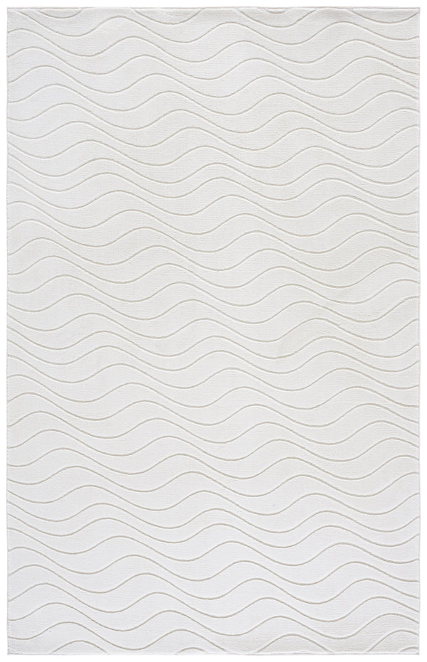Safavieh Versailles Ivory Low-Pile Area Rug — Soft Tonal Design, Durable Polyester, Washable & Slip-Resistant 3'-0" x 5'-0" VRS670A-3