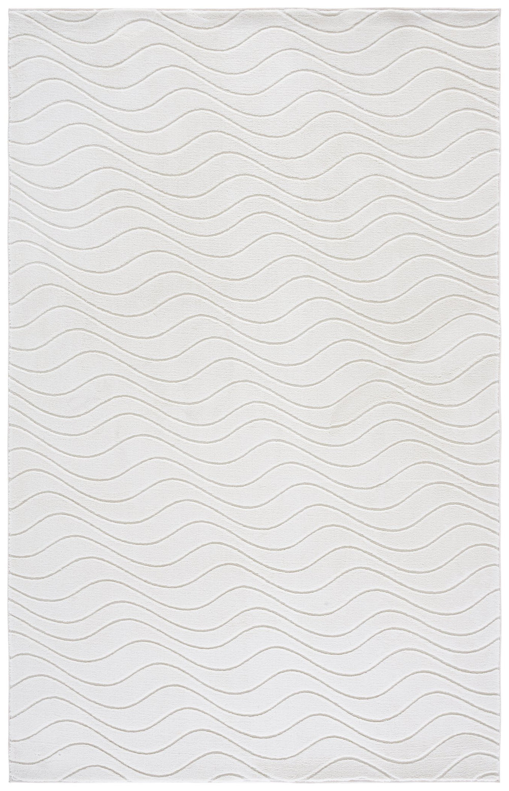 Safavieh Versailles Soft Ivory Area Rug — Low-Profile 5/8" Pile, Durable Polyester, Slip-Resistant Backing For High-Traffic Spaces 8'-0" x 10'-0" VRS670A-8