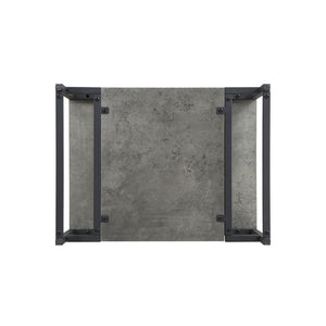 Manhattan Comfort Scarsdale Modern Vanity Sink Concrete Grey VS-2401-GY