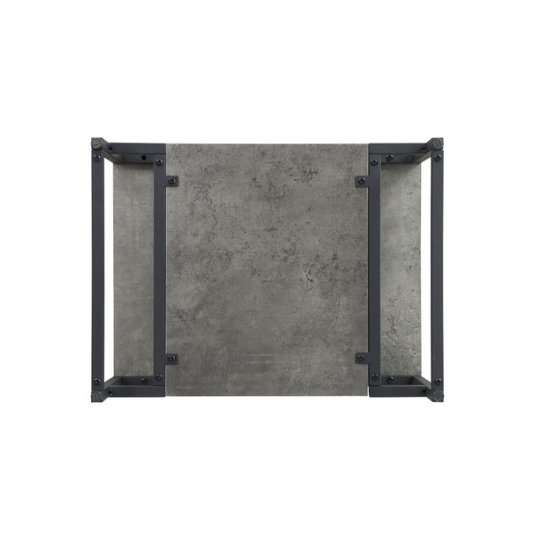 Manhattan Comfort Scarsdale Modern Vanity Sink Concrete Grey VS-2401-GY