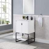 Manhattan Comfort Scarsdale Modern Vanity Sink White VS-2401-WH