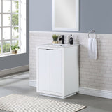 Manhattan Comfort Malverne Modern Vanity Sink White VS-2402-WH