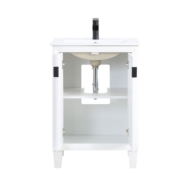 Manhattan Comfort Hyde Modern Vanity Sink White VS-2403-WH