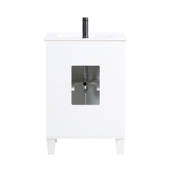 Manhattan Comfort Hyde Modern Vanity Sink White VS-2403-WH