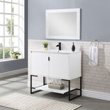 Manhattan Comfort Scarsdale Modern Vanity Sink White VS-3601-WH