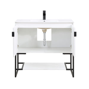 Manhattan Comfort Scarsdale Modern Vanity Sink White VS-3601-WH