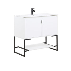 Manhattan Comfort Scarsdale Modern Vanity Sink White VS-3601-WH