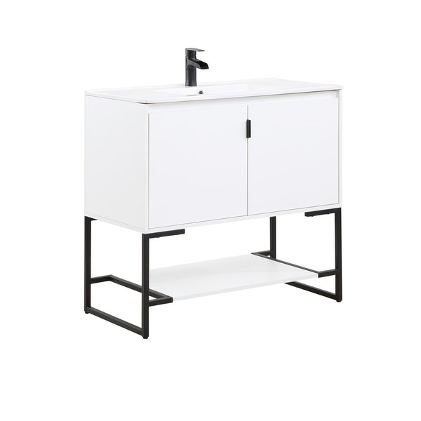 Manhattan Comfort Scarsdale Modern Vanity Sink White VS-3601-WH